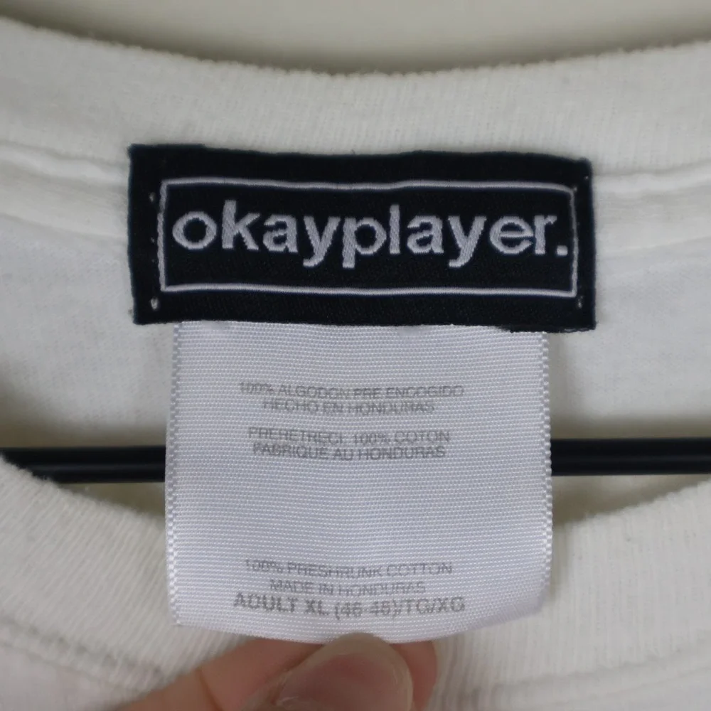 Vintage Y2K Okayplayer 87 True‎ Questlove Hip Hop Media Shirt White XL 22x27